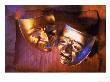 Two Theatre Masks (Comedy And Tragedy) by Eric Kamp Limited Edition Print