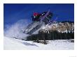 Snowmobiling, Big Horn Mts, Wy by Mike Mcclure Limited Edition Print