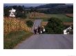Amish Children, Lancaster County, Pa by Michele Burgess Limited Edition Print