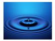Water Droplet Falling Into Rippling Water by Rick Raymond Limited Edition Print