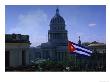 Flag And Capitol Building, Havana, Cuba by Tim Lynch Limited Edition Pricing Art Print