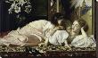Mother And Child (Cherries), 1864-1865 by Frederic Leighton Limited Edition Pricing Art Print