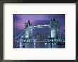 Tower Bridge At Night, London, Uk by Peter Adams Limited Edition Pricing Art Print