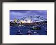 Opera House And Sydney Harbour Bridge With Crowded Harbour On New Years Eve, Sydney, Australia by Christopher Groenhout Limited Edition Pricing Art Print