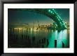 Night View Of St. Louis Near The Eads Bridge by Michael S. Lewis Limited Edition Print
