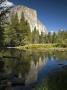 Yosemite National Park, El Capitan Reflection In Merced River, California by Emily Riddell Limited Edition Print