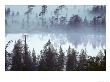 Lake At Dawn In The Mist, Kuusamo Area, Northeast Finland by Philippe Henry Limited Edition Print