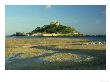 View South From Marazion Beach To St. Michaels Mount, Cornwall by Ian West Limited Edition Print
