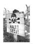 Halt Sign, Auschwitz, Poland by David Clapp Limited Edition Print