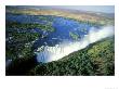 Aerial View Of Victoria Falls, Zimbabwe by Roger De La Harpe Limited Edition Print