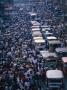 Street Crowded With People And Jeepneys In Blumentritt Area, Manila, Manila, Philippines by John Pennock Limited Edition Pricing Art Print