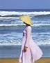 Vietnam, Hue Woman On China Beach by Keren Su Limited Edition Print