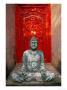 Buddha At Ornate Red Door, Ubud, Bali, Indonesia by Tom Haseltine Limited Edition Pricing Art Print