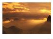 Aerial Of Corcovado Christ Statue And Rio De Janeiro, Brazil by Bill Bachmann Limited Edition Print