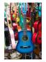 Toy Guitars, Olvera Street Market, El Pueblo De Los Angeles, Los Angeles, California, Usa by Walter Bibikow Limited Edition Pricing Art Print