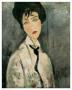 Woman In Black Tie, 1917 by Amedeo Modigliani Limited Edition Print