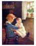On His Knee by Jessie Willcox-Smith Limited Edition Print