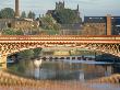 Iron Bridge And Historic Waterfront On River Aire, Leeds, West Yorkshire, England by Brigitte Bott Limited Edition Print