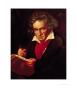 Ludwig Van Beethoven (1770-1827) Composing His Missa Solemnis by Josef Karl Stieler Limited Edition Pricing Art Print