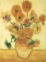 Vase Of Fifteen Sunflowers, C.1888 by Vincent Van Gogh Limited Edition Print