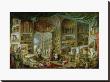 Gallery Of Views Of Ancient Rome, 1758 by Giovanni Paolo Pannini Limited Edition Pricing Art Print