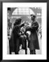 Wife And Baby Saying Farewell To Serviceman Husband And Father At Pennsylvania Station During Wwii by Alfred Eisenstaedt Limited Edition Print