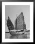 Side View Of Junk With Tattered Sails In Whangpoo River by Carl Mydans Limited Edition Print