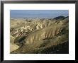 Arid Hills At Wadi Qelt And The Valley Of The River Jordan In Judean Desert, Israel, Middle East by Simanor Eitan Limited Edition Print