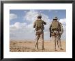 Marines Scan The Horizon For Insurgent Activity During A Security Patrol by Stocktrek Images Limited Edition Pricing Art Print