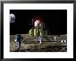 New Spaceship To The Moon, Four Astronauts Could Land On The Moon In The New Lander by Stocktrek Images Limited Edition Pricing Art Print