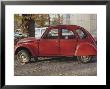 Citroen 2Cv Parked In Centre Of Town, St. Omer, Pas De Calais, France by David Hughes Limited Edition Print