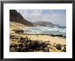 Deserted Beach At Praia Grande, Sao Vicente, Cape Verde Islands, Africa by R H Productions Limited Edition Print