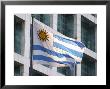 National Flag And Plaza Independencia, Montevideo, Uruguay by Per Karlsson Limited Edition Pricing Art Print