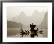 Cormorant Fishermen, Li River, Yangshou, Guilin, Guangxi Province, China by Steve Vidler Limited Edition Pricing Art Print