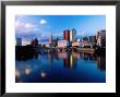 Scioto River In Front Of City Skyline, Columbus, United States Of America by Richard I'anson Limited Edition Print