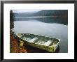 Old Rowboat On The Shore Of Douthat Lake In Rain by Raymond Gehman Limited Edition Pricing Art Print