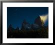 The Moon Illuminates Clouds On Mount Fitz Roy by Jordi Busque Limited Edition Print