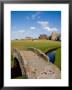 Golfing The Swilcan Bridge On The 18Th Hole, St Andrews Golf Course, Scotland by Bill Bachmann Limited Edition Print