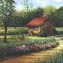 Garden Cottage by Lene Alston Casey Limited Edition Print