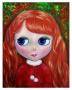 Strawberry Blythe Doll by Blonde Blythe Limited Edition Print