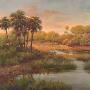 Palms On The River by R. Rutley Limited Edition Print