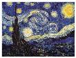 Starry Night C. 1889 by Vincent Van Gogh Limited Edition Print