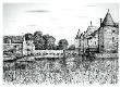 Chateau De Plessis-Bourre by Jean Carzou Limited Edition Print