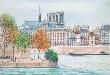 Paris, Pointe De L'ile St Louis by Rolf Rafflewski Limited Edition Print