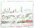 Paris, Les Quais De La Seine by Marko Celebonovic Limited Edition Pricing Art Print