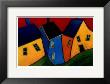 Three Crooked Houses by Carol Ann Shelton Limited Edition Pricing Art Print