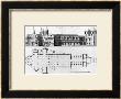 Plan And Elevation Of Cluny Abbey by Pierre Giffart Limited Edition Print