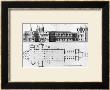 Plan And Elevation Of Cluny Abbey by Pierre Giffart Limited Edition Print