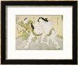 Wrestling Match Between Kimenzan Tanigoro And Edogasaki by Katsukawa Shunsho Limited Edition Print