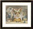 Alice And The Duchess In The Kitchen With The Duchess Who Is Holding A Baby by John Tenniel Limited Edition Pricing Art Print